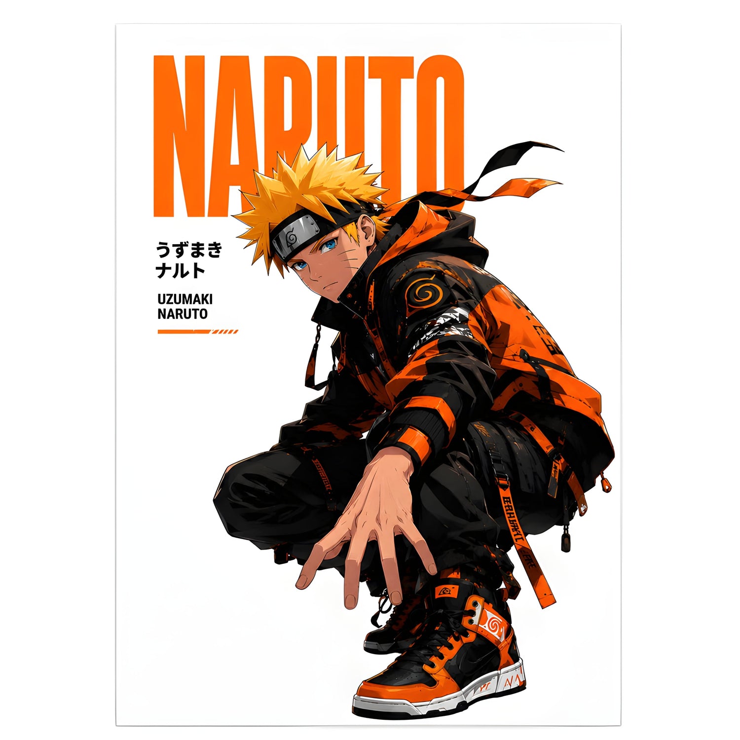 Naruto Anime Metal Wall Decor A4 Poster | HeatX India