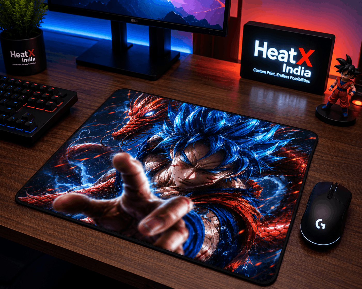 Premium Anime Gaming Mouse Pad | HeatX India