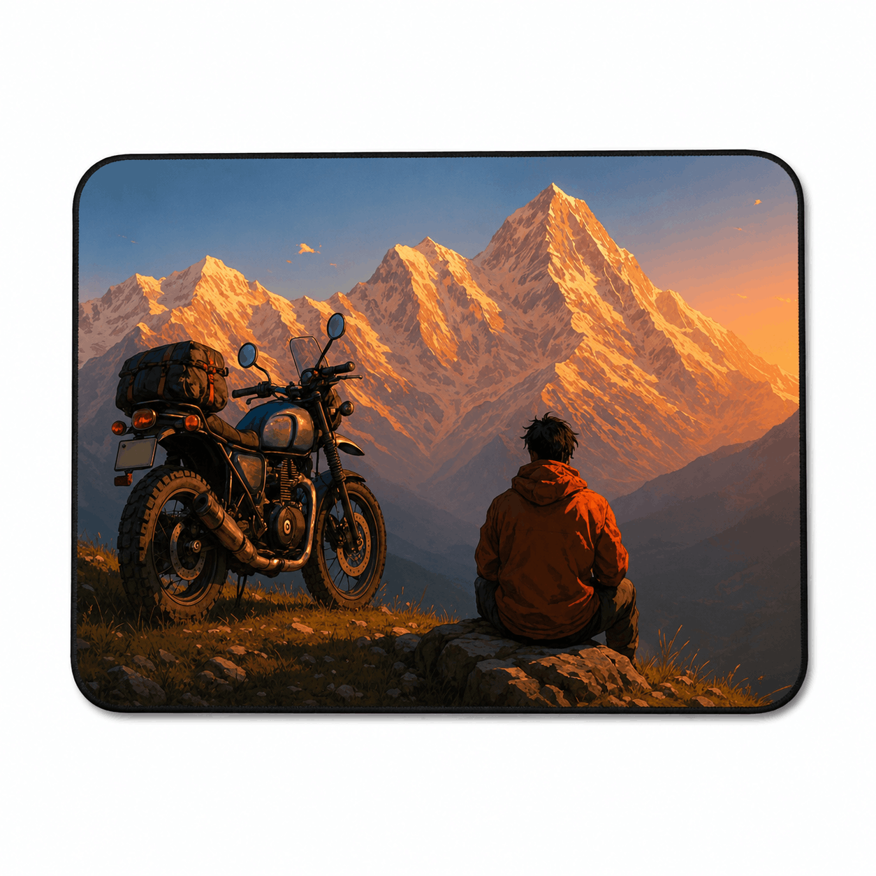 Premium Printed Gaming Mouse Pad | Mountain Bike Desk Mat | HeatX India