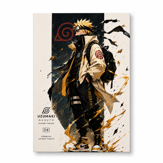 Naruto Uzumaki Anime Metal Wall Decor A4 Poster | HeatX India