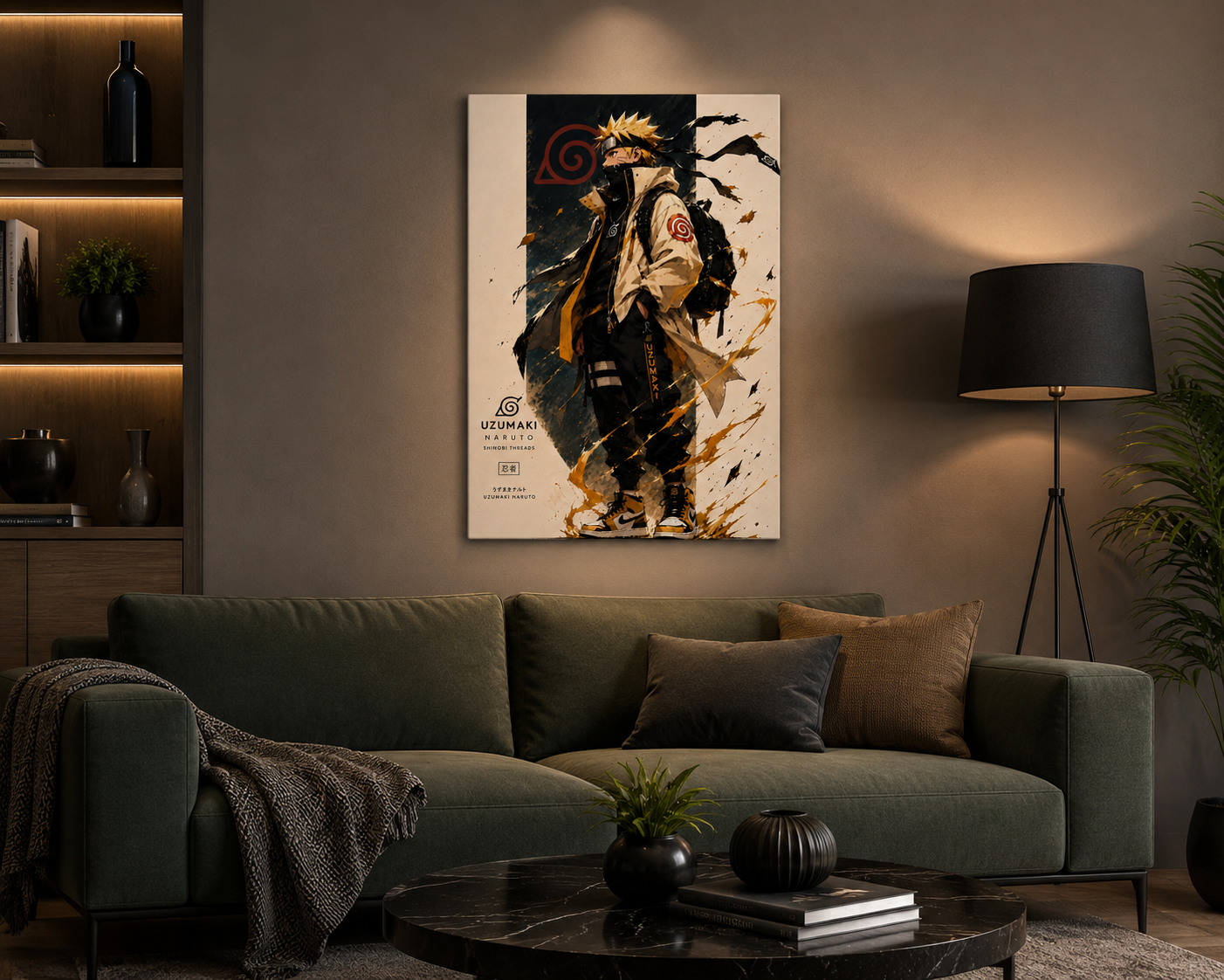Naruto Uzumaki Anime Metal Wall Decor A4 Poster | HeatX India